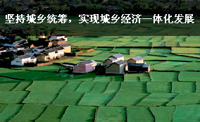 堅持城鄉(xiāng)統(tǒng)籌，實現(xiàn)城鄉(xiāng)經(jīng)濟一體化發(fā)展